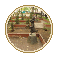 Памятник кролику с часами Памятник кролику с часами