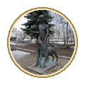 Памятник "девочка с собакой" Памятник "девочка с собакой"